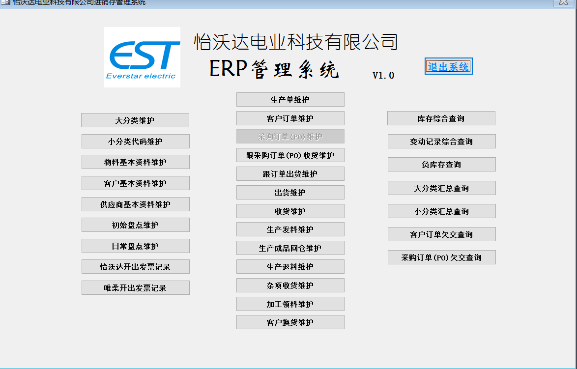 怡沃達ERP企業(yè)資源管理系統(tǒng)